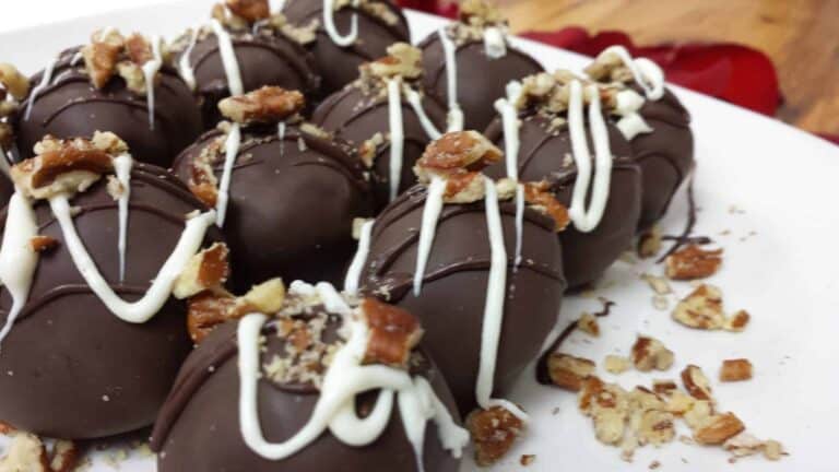 Pecan Fudge Brownie Truffles Recipe (Video Tutorial)