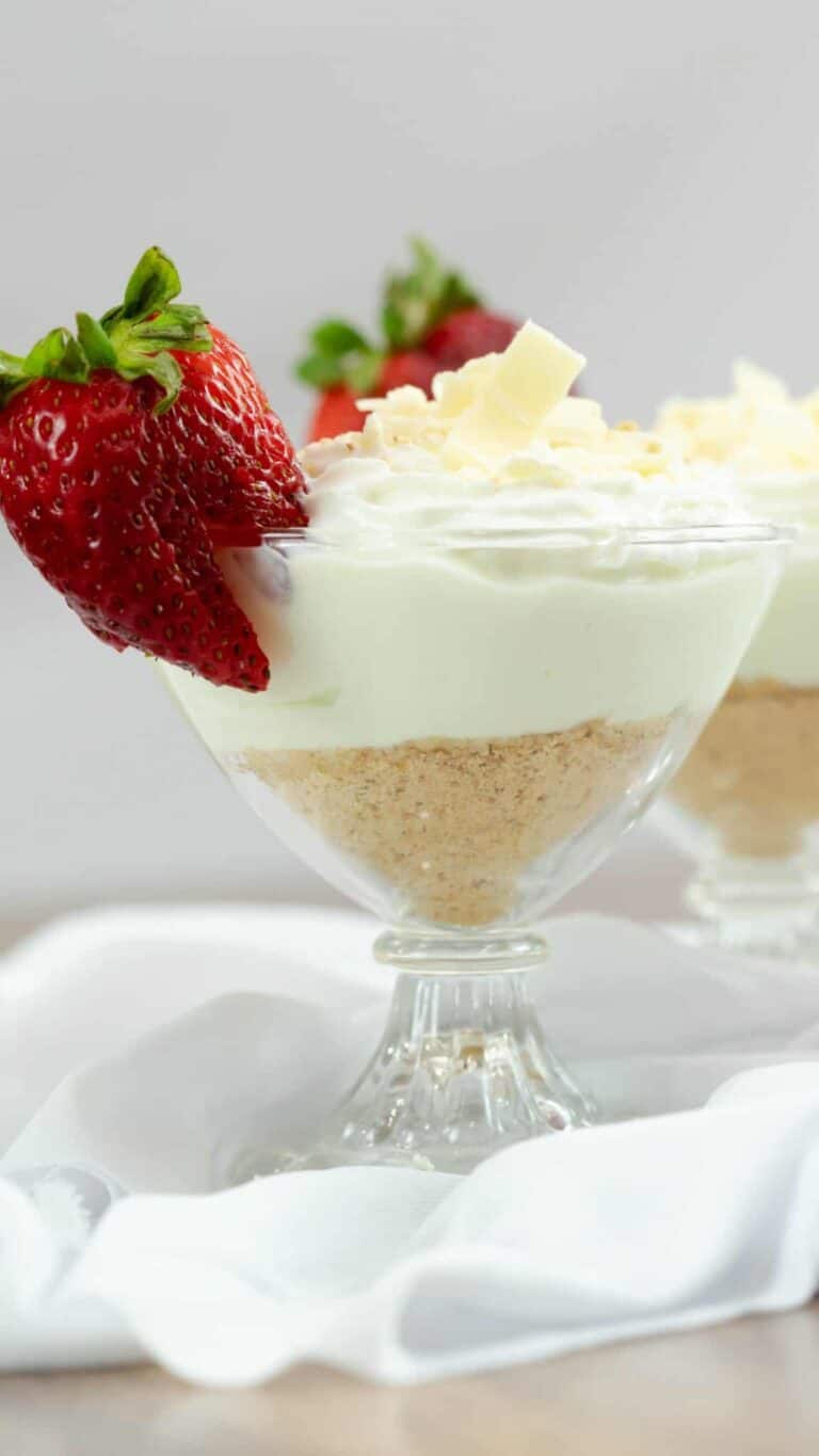 Key Lime and Strawberry Parfait