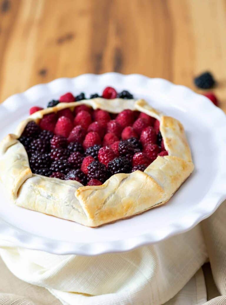 Easy Rustic Mixed Berry Tart