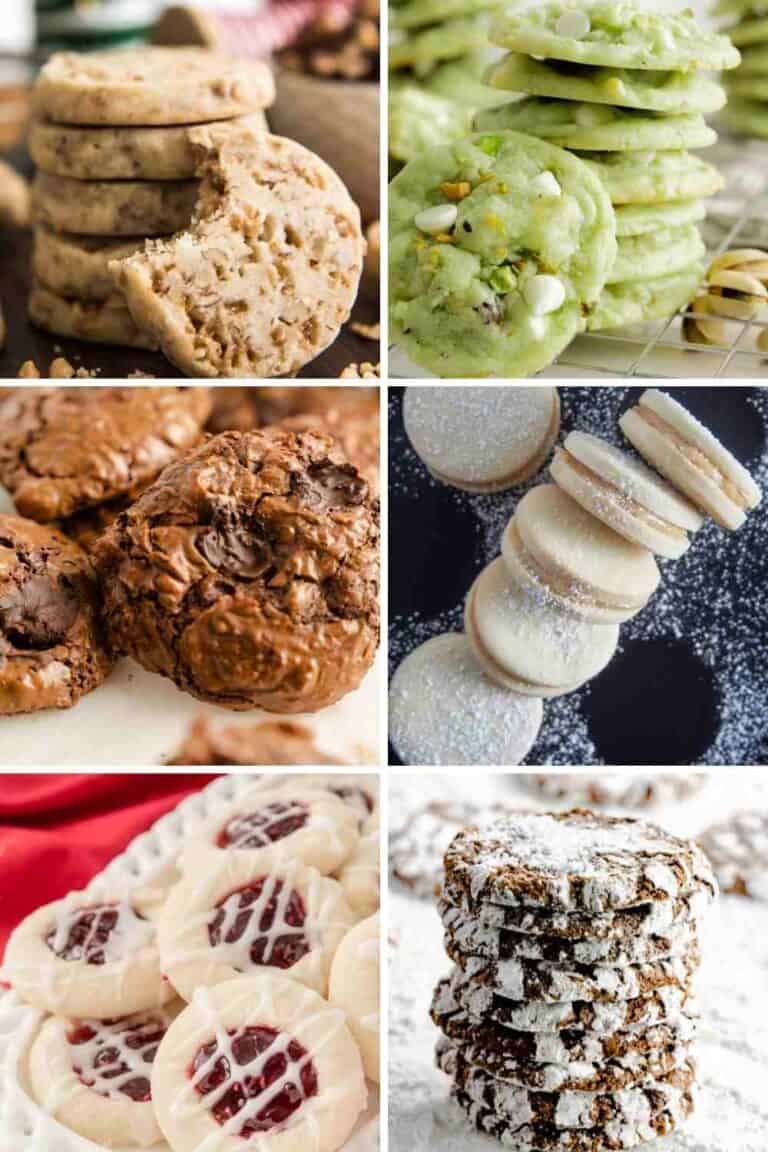 A collage of 50+ Top Cookie Recipes.