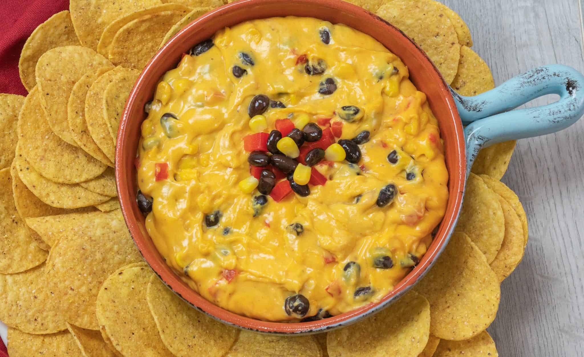 Black Bean Corn Con Queso Dip Mama Needs Cake®