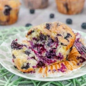 Jumbo Blueberry Muffins featured image.