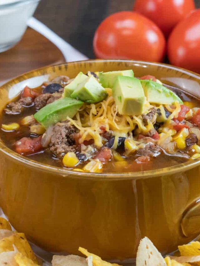 Comforting Taco Soup Story