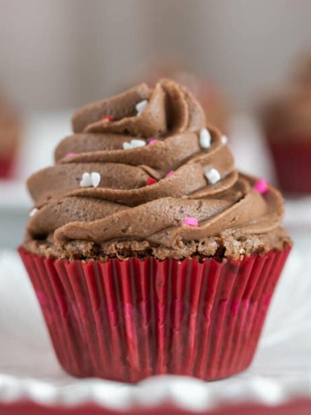 Brownie Cupcakes with Chocolate Frosting Story