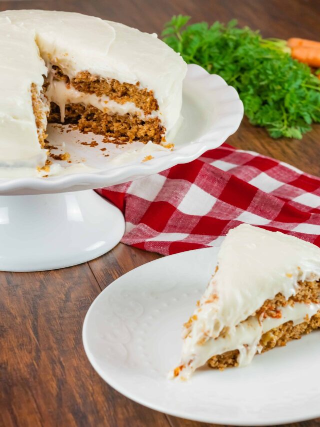 Carrot Cake with Cream Cheese Frosting Story