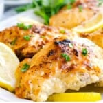 Air Fryer Lemon Pepper Chicken Breasts featured image.