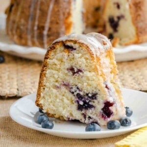 Blueberry Lemon Pound Cake featured image.