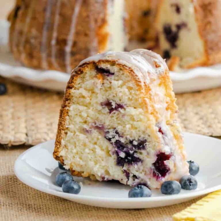 Blueberry Lemon Pound Cake featured image.
