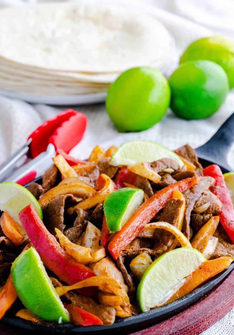 Skillet Steak Fajitas