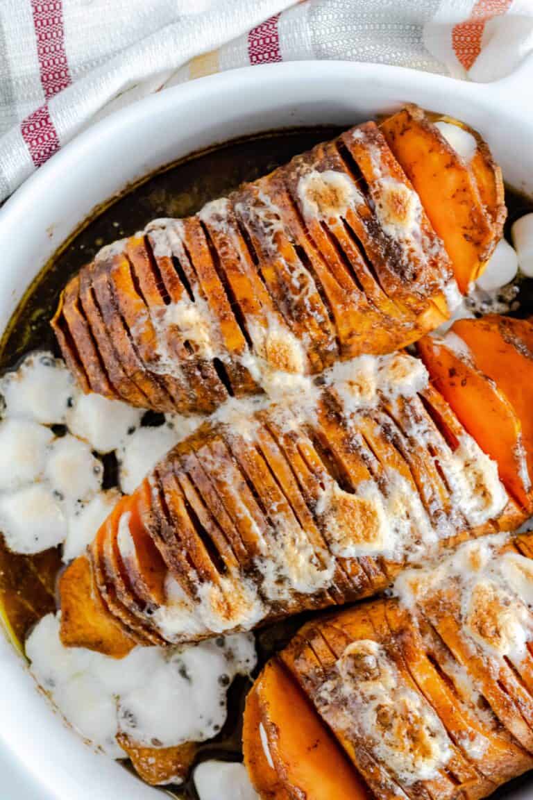 Hasselback Sweet Potato Casserole
