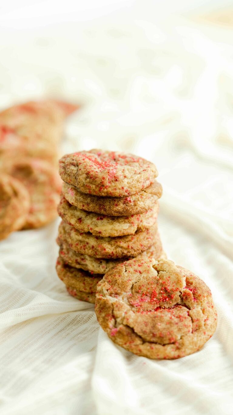 Valentine's Snickerdoodle Cookies