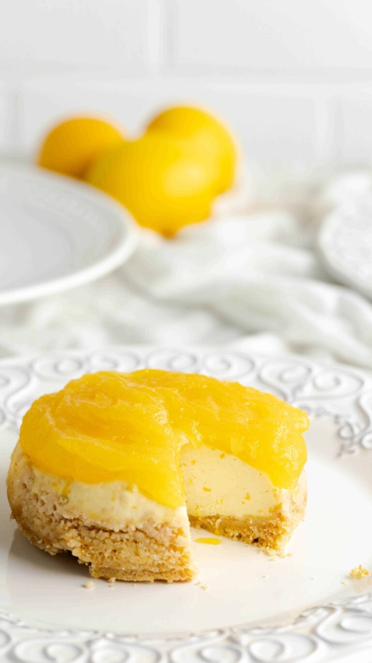 Instant Pot Meyer Lemon Cheesecake