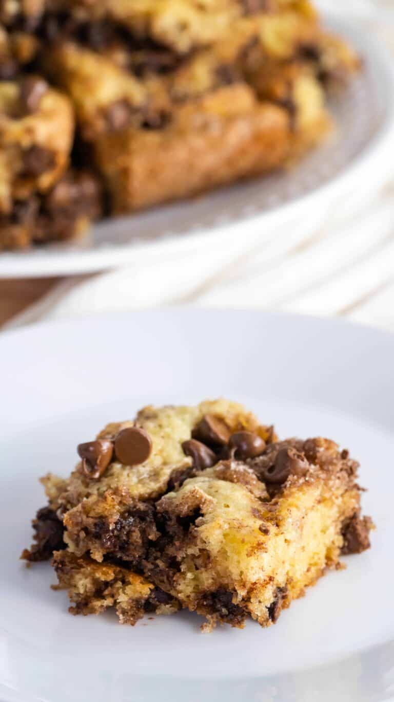 Sour Cream Chocolate Chip Coffee Cake