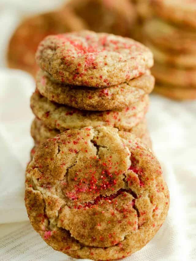 Valentine Snickerdoodle Cookies 9