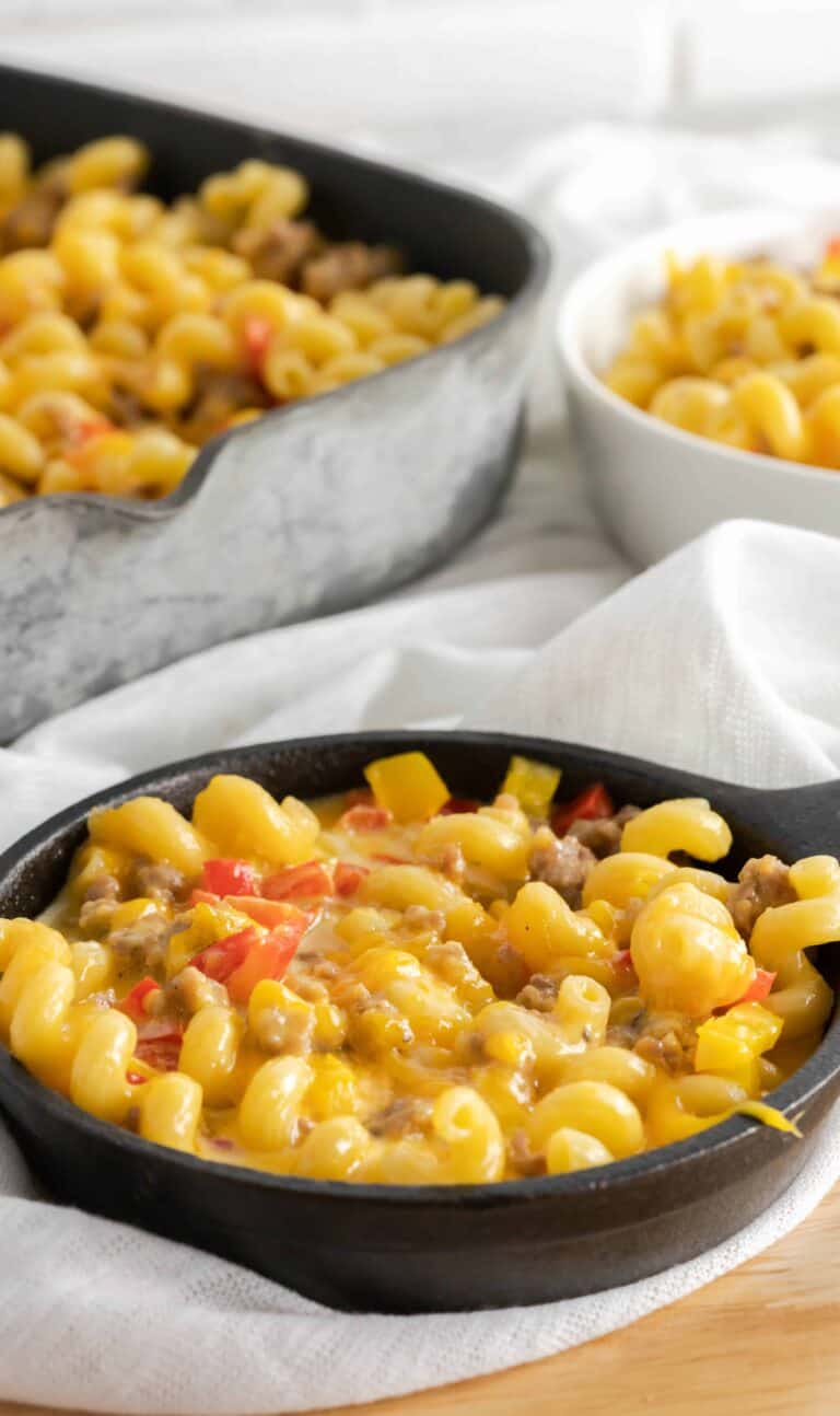 Sausage & Peppers Mac and Cheese