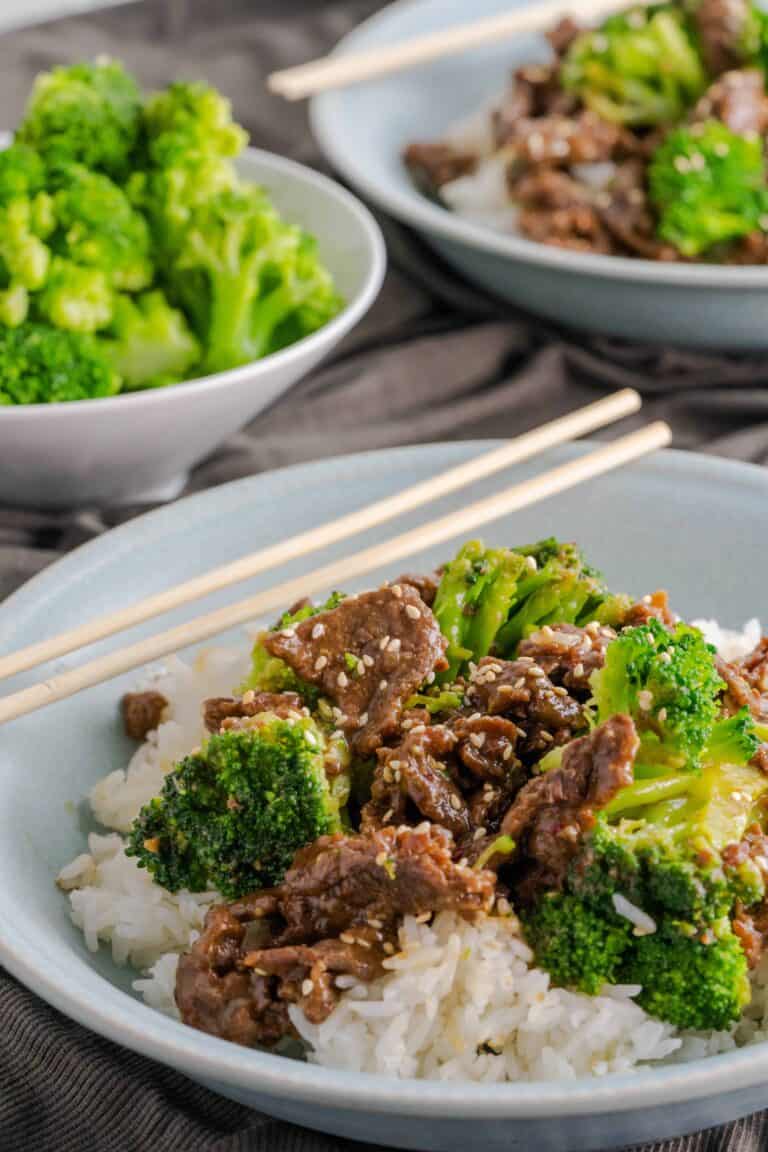 Quick Instant Pot Beef Broccoli & Rice