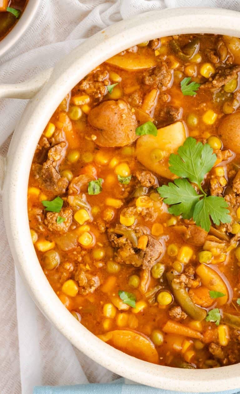 Instant Pot Vegetable Beef Soup