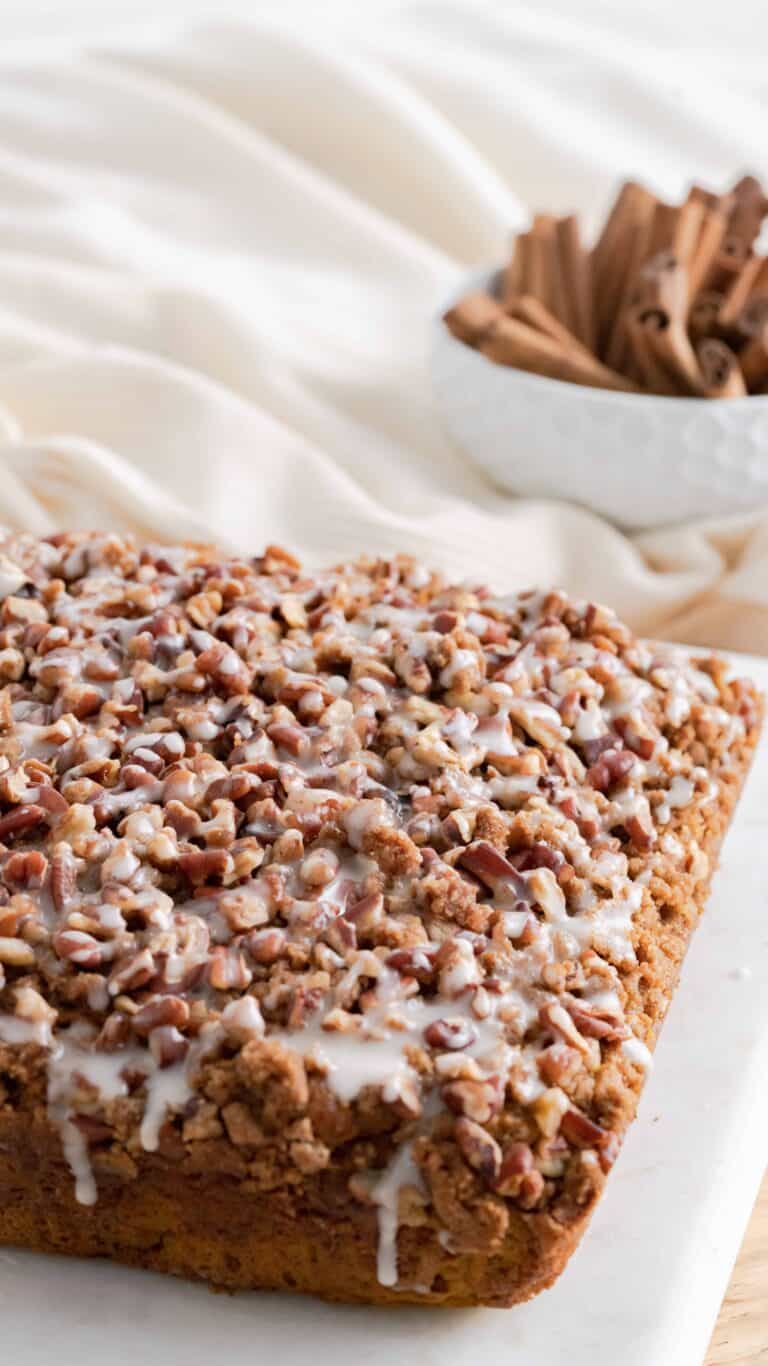 Pumpkin Streusel Coffee Cake