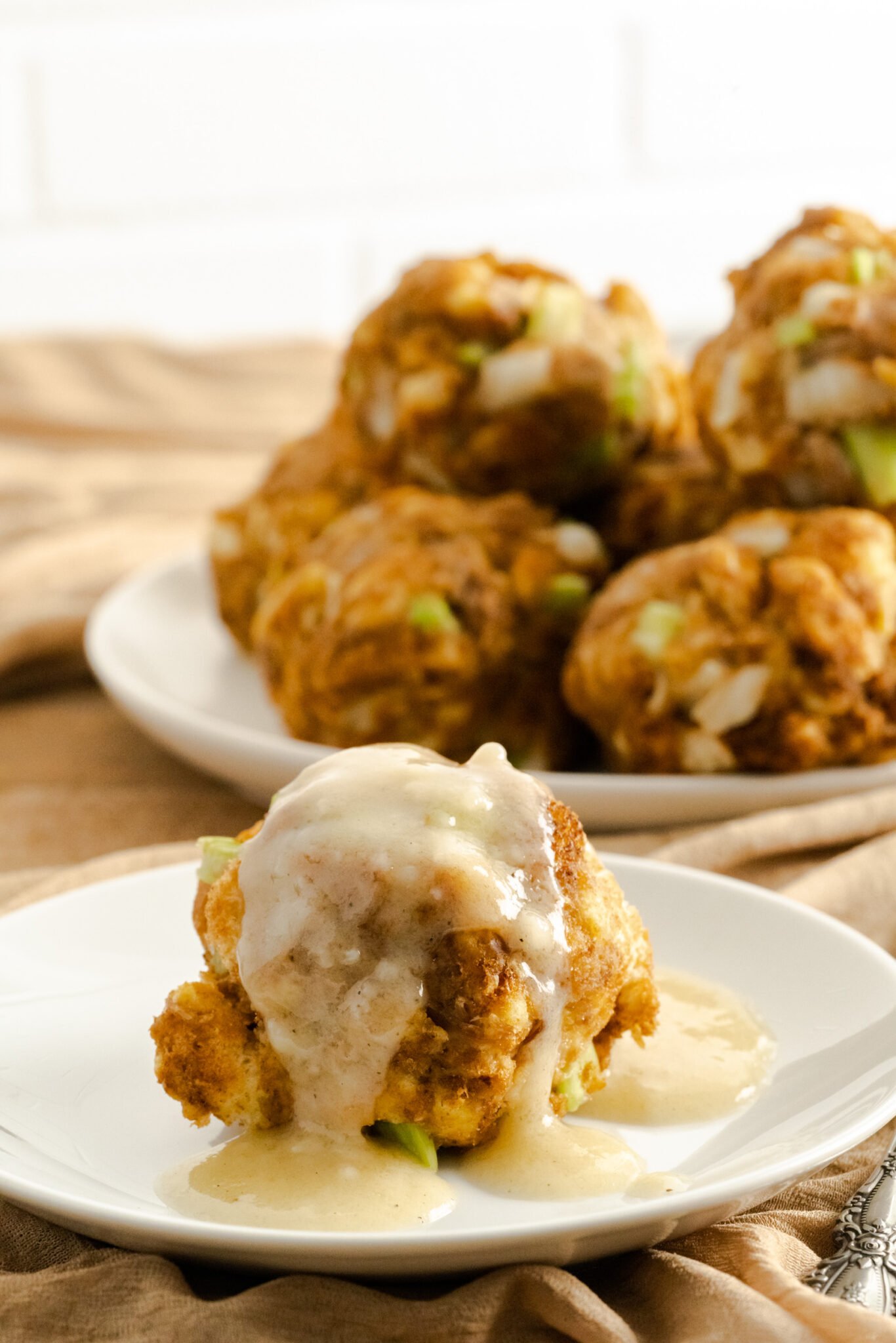 Best Ever Stuffing Balls Recipe with Turkey Mama Needs Cake®