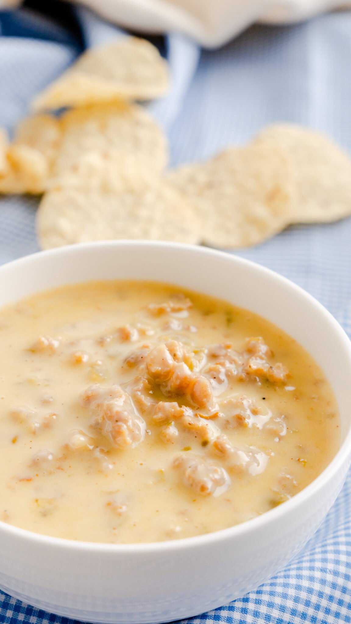 Quick & Easy Instant Pot White Queso Sausage Dip Mama Needs Cake®