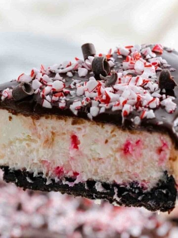 Instant Pot Peppermint Cheesecake featured image.