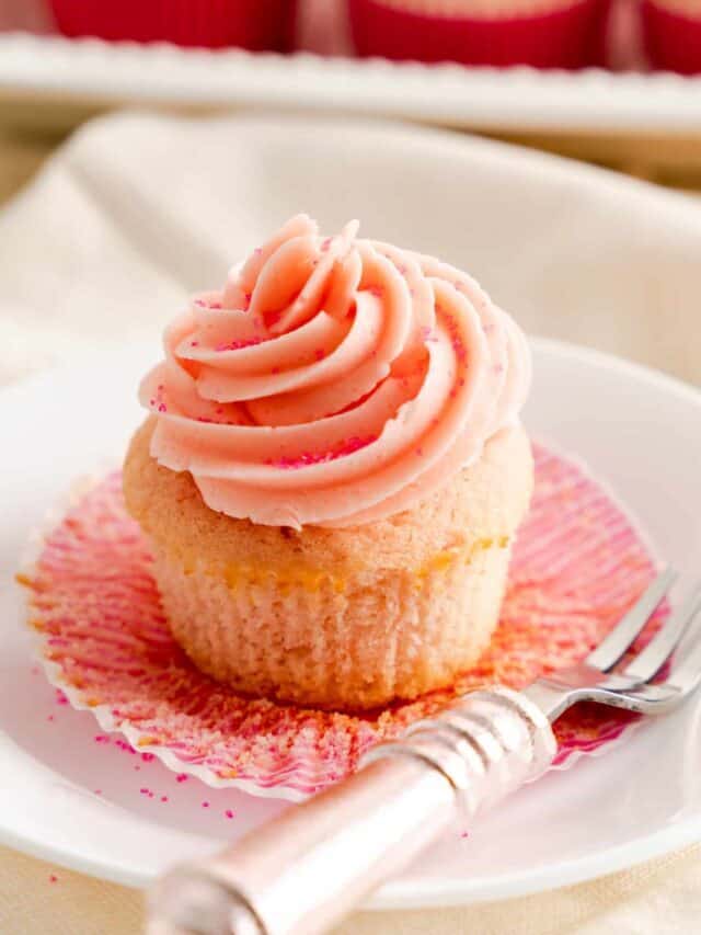 Mother's Day Pink Champagne Cupcakes