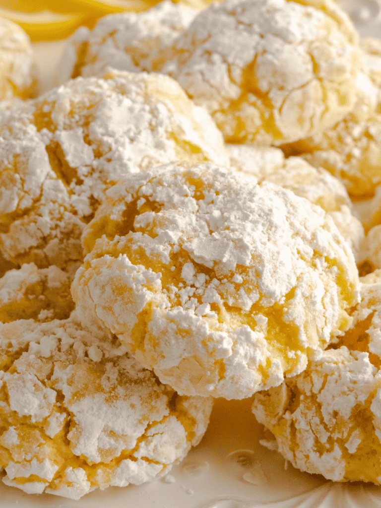 Lemon Crinkle Cookies Story