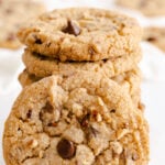 Close up of toffee cookie.