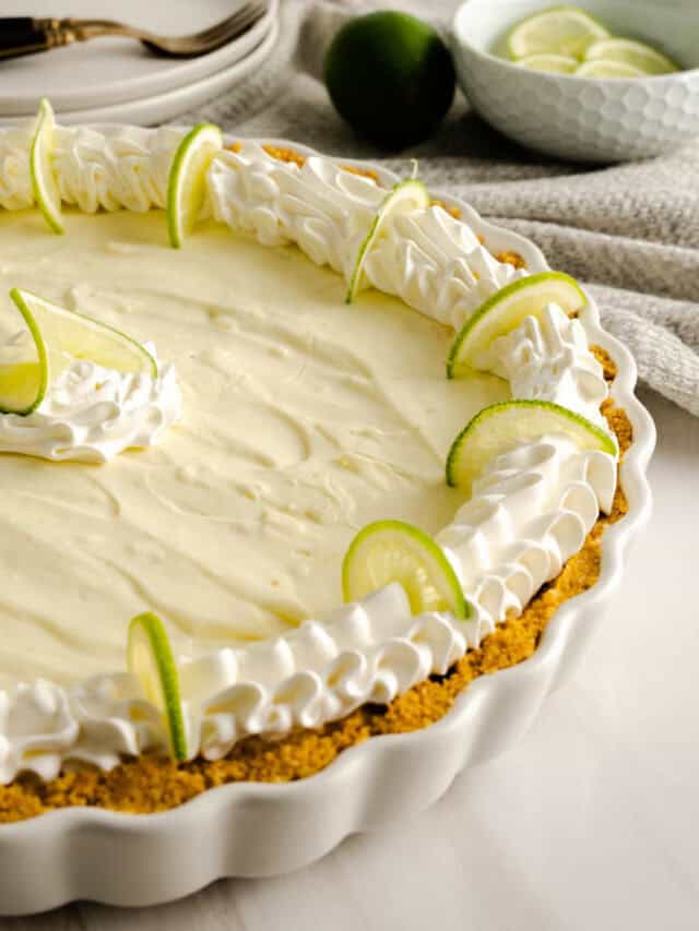 No Bake Key Lime Pie for Mother's Day