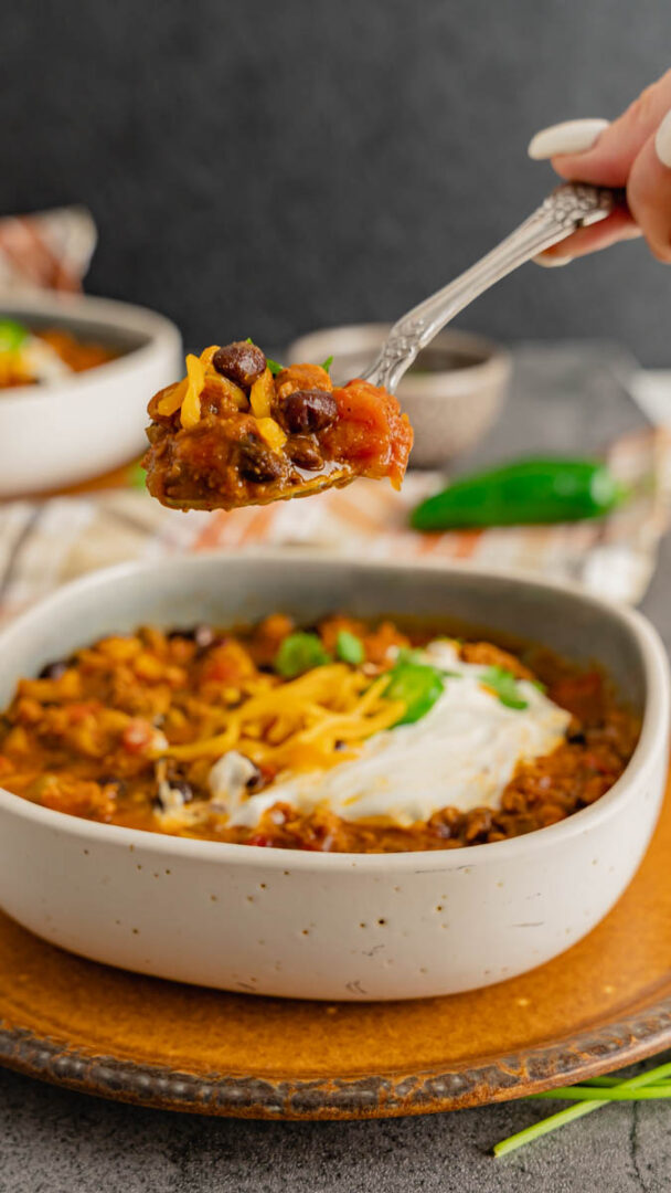Instant Pot Pumpkin Chili Mama Needs Cake®
