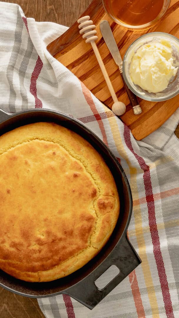 Skillet Buttermilk Cornbread Mama Needs Cake®