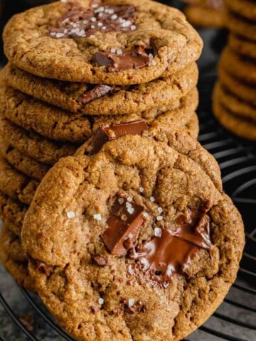 Stacked Chocolate Espresso Cookies featured image.