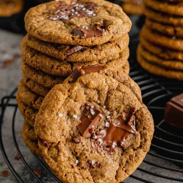 Stacked Chocolate Espresso Cookies featured image.