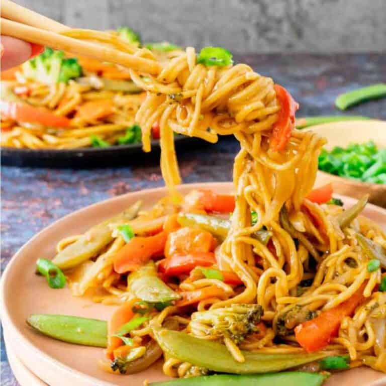 Instant Pot Teriyaki Noodles featured image.