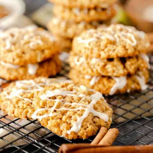 Apple Cinnamon Oatmeal Cookies featured image.