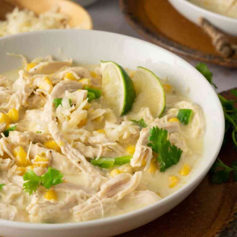 Instant Pot White Chicken Enchilada Soup featured image