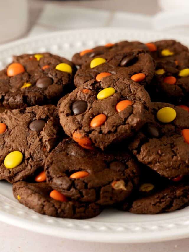 Easy and Fudgy Reese's Pieces Cookies Story