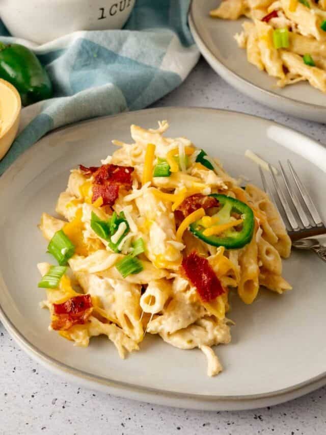 Instant Pot Jalapeno Popper Chicken Pasta Recipe