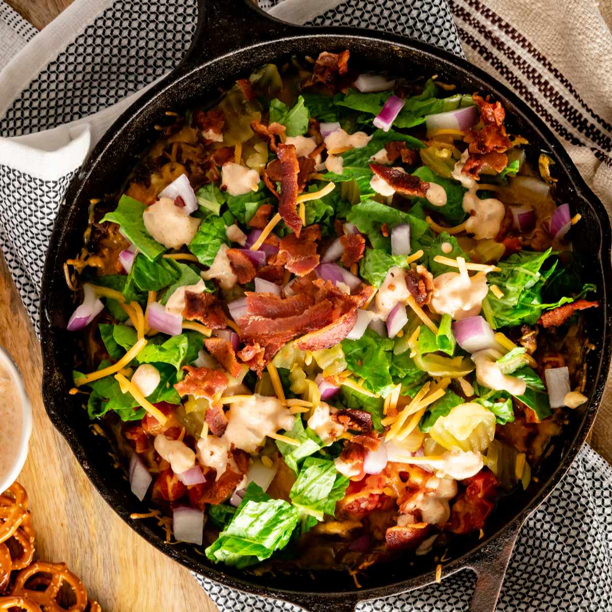Bacon Cheeseburger Dip Mama Needs Cake®