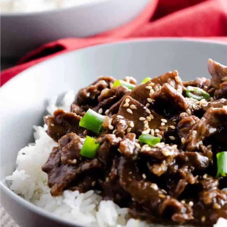 Instant Pot Mongolian Beef and Rice featured image