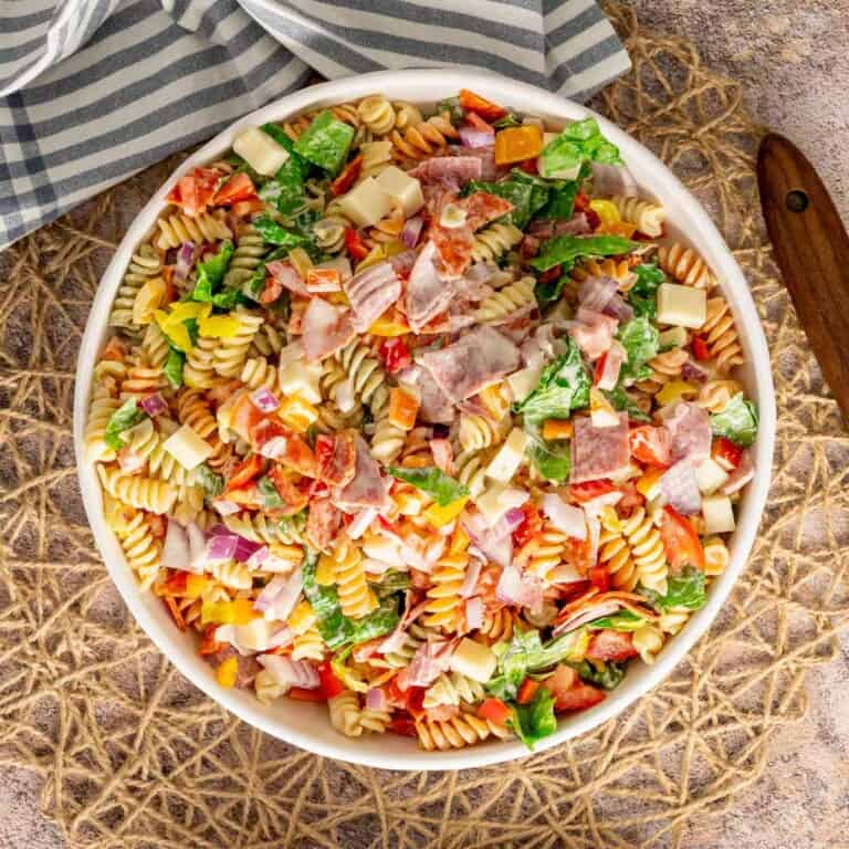 Grinder Pasta Salad featured image.