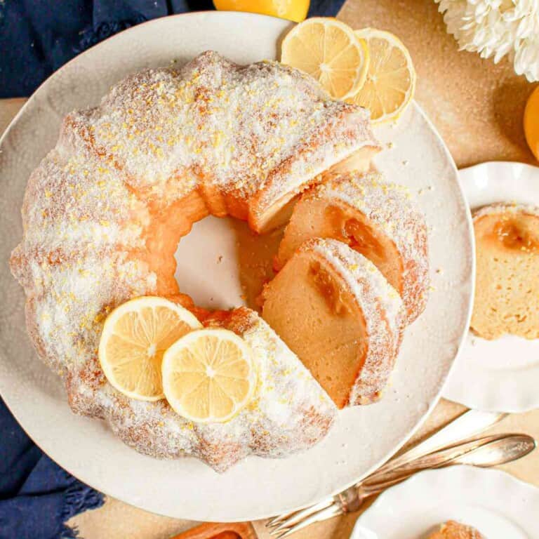 lemon curd cake featured image.