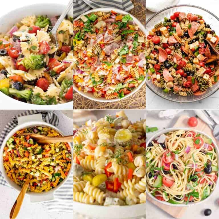 The best pasta salads recipes to bring to your next potluck featured image.