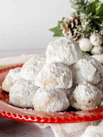 Chocolate Chip Snowball Cookies featured image.