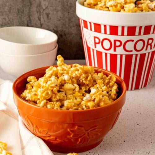 Caramel Corn Popcorn featured image.