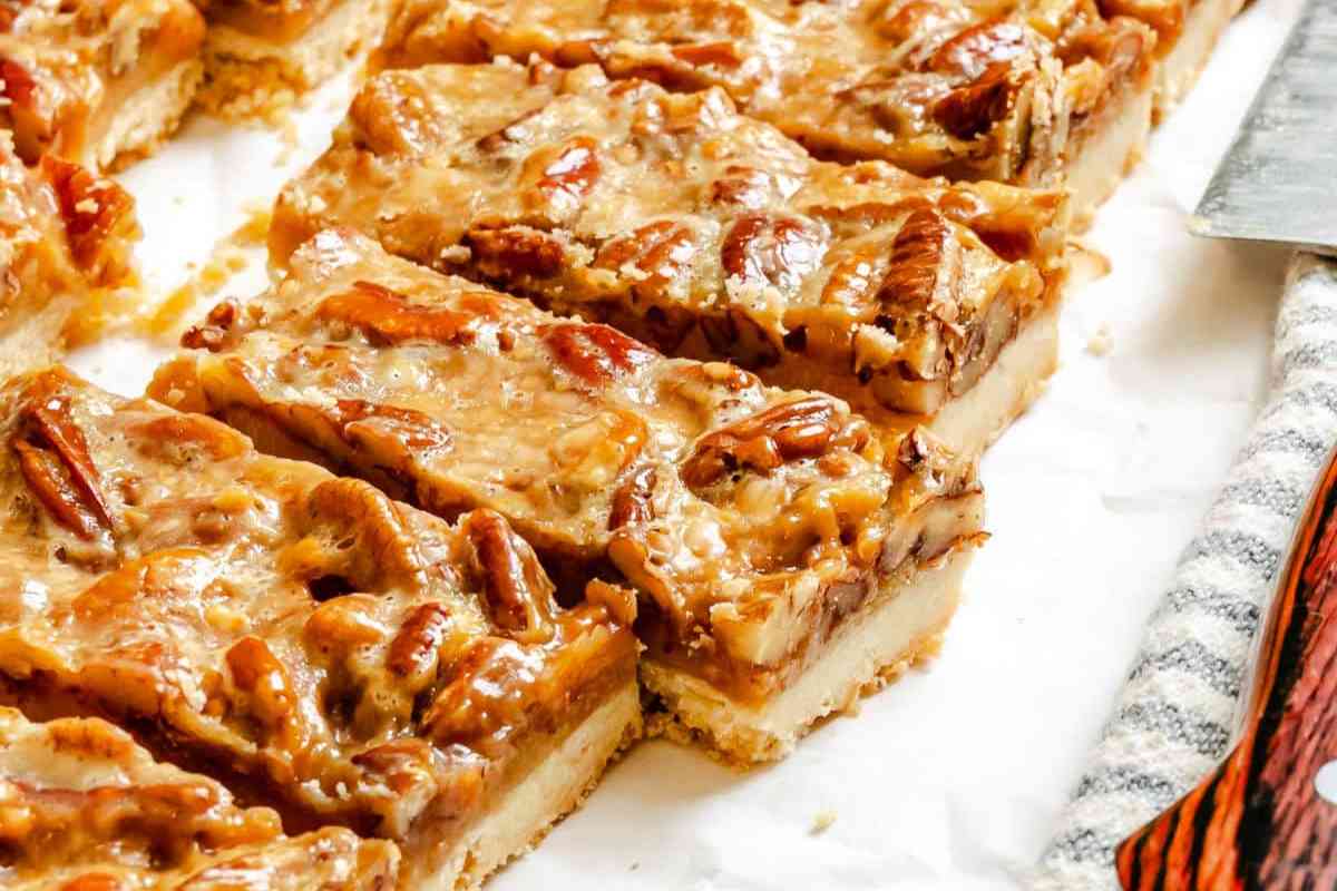Toffee Pecan Pie Bars msn image.