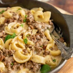 Instant Pot Beef Tortellini featured image.