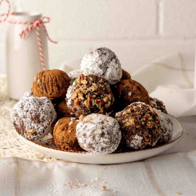 Rum balls featured image.