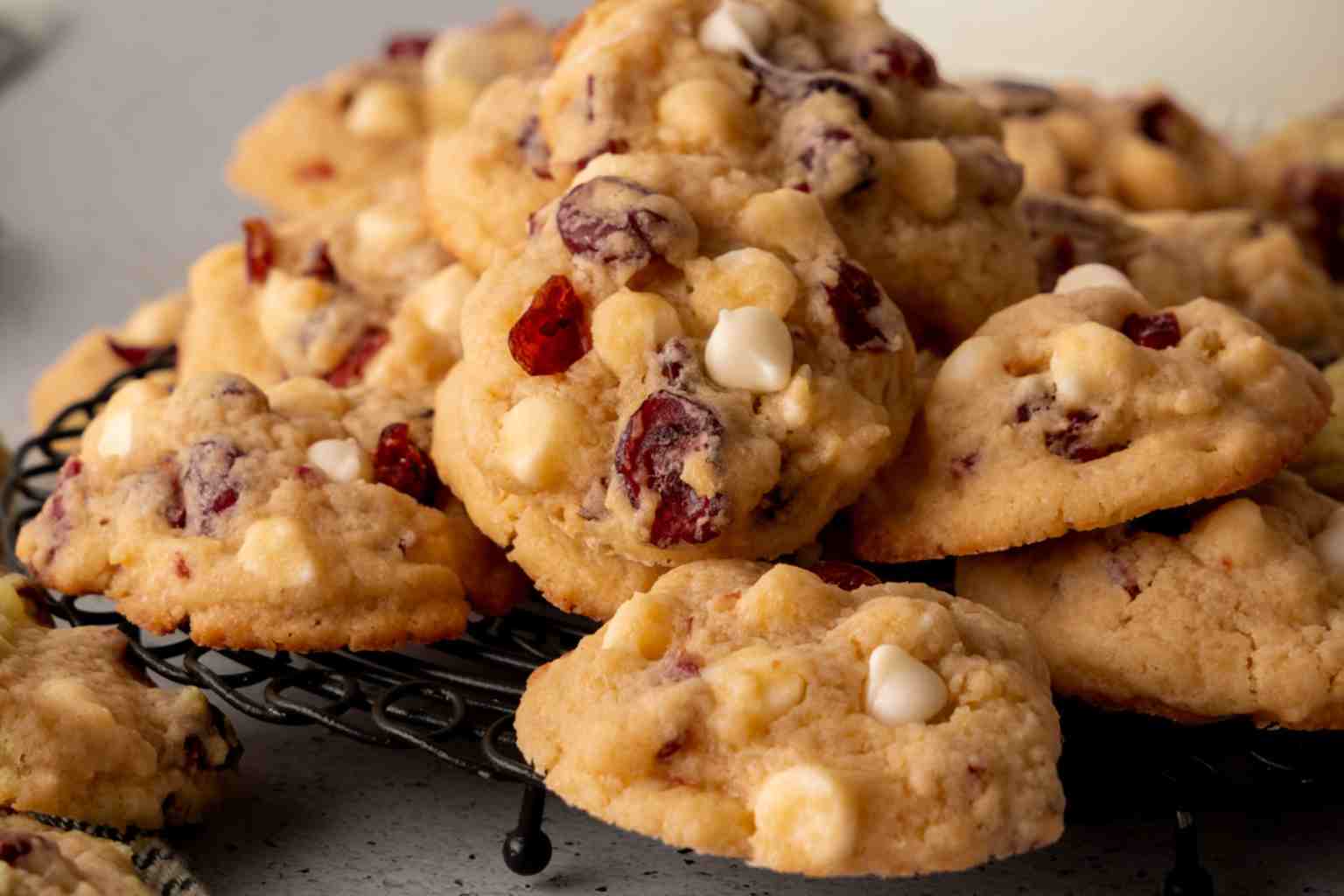 White Chocolate Cranberry Cookies MSN image.