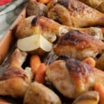 Chicken and Drumsticks Sheet pan featured image.